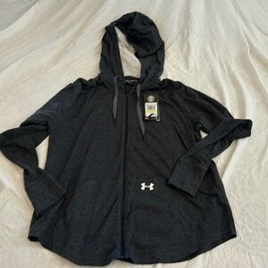 NWT Under Armor women’s loose fit zip up hoodie.  Size Medium.
